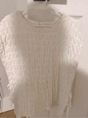 Girls Zara textured shirt